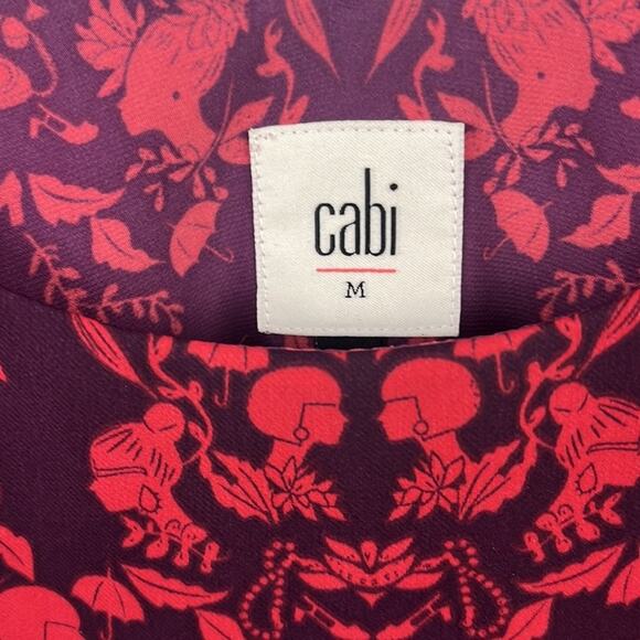 CAbi cameo plum sleeveless blouse style 3258 size medium - Picture 4 of 9